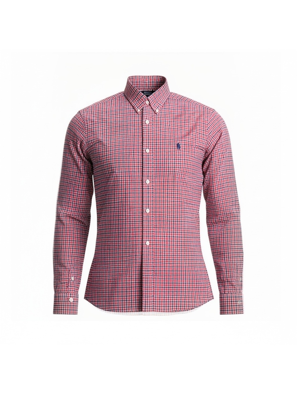 Ralph Lauren Men's Button-Down Red, White, and Blue Check G1